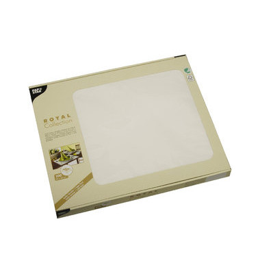 Tischsets ROYAL Collection weiß 30x40cm 100 St Tischsets ROYAL Collection weiß 30x40cm 100 St