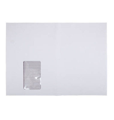 Versandtaschen TopSTAR 3002486, C4, mit Fenster, haftklebend, 120g, hochweiß