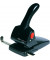 Registratur-Locher HDC65 schwarz 6,5mm 65 Blatt mit Anschlagschiene
