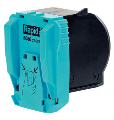 Heftklammernkassette Electric Super Strong 5080, 20993700, Stahldraht verzinkt, Heftleistung 80 Blatt