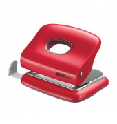 Bürolocher FC20 23256402, rot, bis 2mm 20 Blatt, mit Anschlagschiene