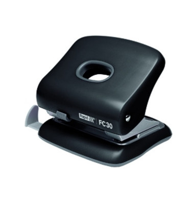 B&uuml;rolocher FC30 23639401, schwarz, bis 3mm 30 Blatt, mit Anschlagschiene