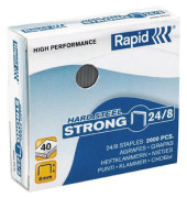 Heftklammern Hard Steel Strong 24/8, 24858900, Stahldraht verzinkt, Heftleistung 40 Blatt max.