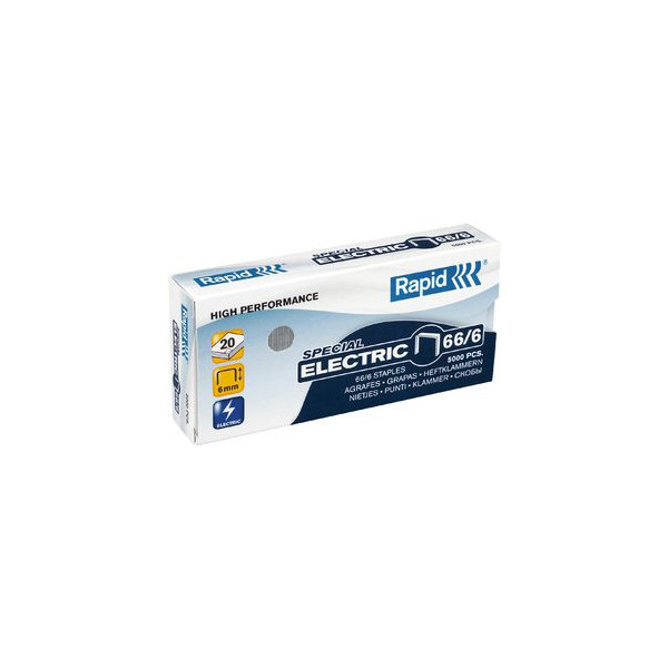 7313468678005 - Heftklammern Electric Strong 66 6 24867800 Stahldraht verzinkt Heftleistung 20 Blatt max 7313468678005 5000 Stück