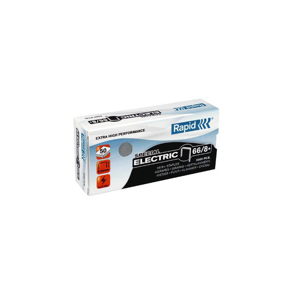 7313468680008 - Heftklammern Electric Super Strong 66 8+ 24868000 Stahldraht verzinkt Heftleistung 50 Blatt max 7313468680008 5000 Stück