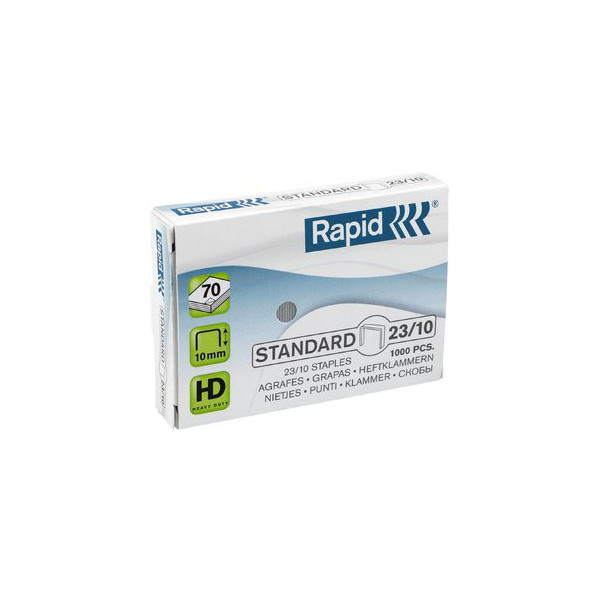 7313468693008 - Heftklammern Standard 24869300 Stahldraht verzinkt 23 10 Heftleistung 70 Blatt max  7313468693008 1000 Stück