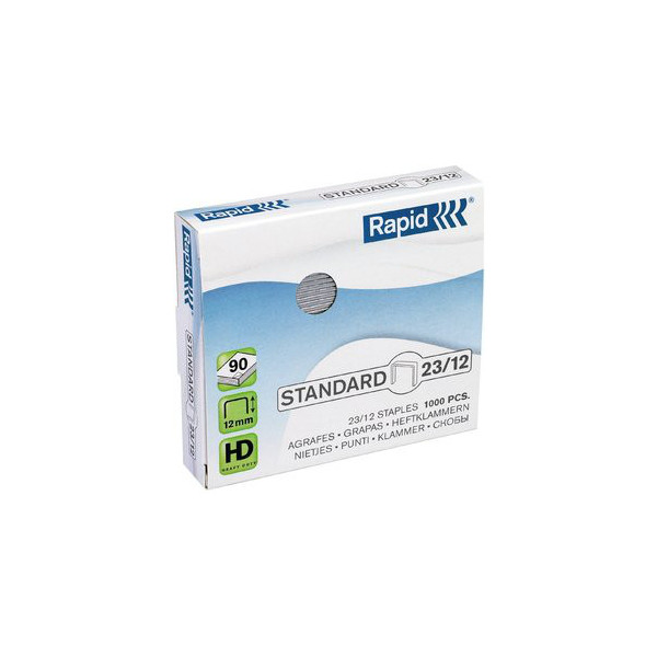 7313468694005 - Heftklammern Standard 24869400 Stahldraht verzinkt 23 12 Heftleistung 90 Blatt max  7313468694005 1000 Stück