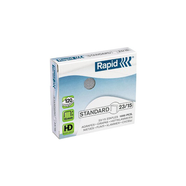 7313468696009 - Heftklammern Standard 24869600 Stahldraht verzinkt 23 15 Heftleistung 120 Blatt max  7313468696009 1000 Stück