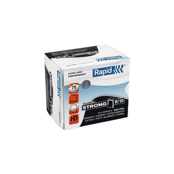 7313468712006 - Heftklammern Extra High Performance Super Strong 9 10 24871200 Stahldraht verzinkt Heftleistung 70 Blatt max 7313468712006 R 5000 Stück