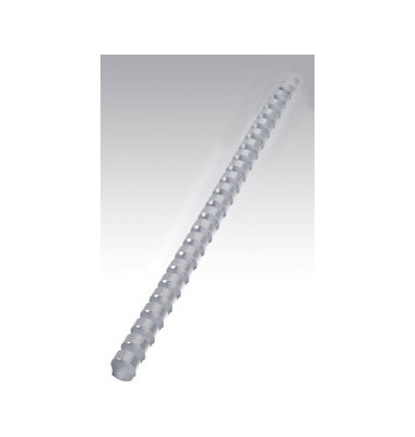 Plastikbinderücken 15080024 weiß EUROP-Teilung 24 Ringe auf A4 50 Blatt 8mm 100 Stück Plastikbinderücken 15080024 weiß EUROP-Teilung 24 Ringe auf A4 50 Blatt 8mm 100 Stück