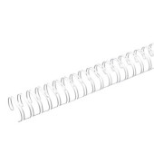 Drahtbinderücken Ring Wire 321270023 weiß 2:1 23 Ringe auf A4 12mm