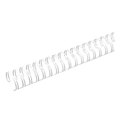 Drahtbinderücken Ring Wire 321270023 weiß 2:1 23 Ringe auf A4 105 Blatt 12mm 100 Stück Drahtbinderücken Ring Wire 321270023 weiß 2:1 23 Ringe auf A4 105 Blatt 12mm 100 Stück