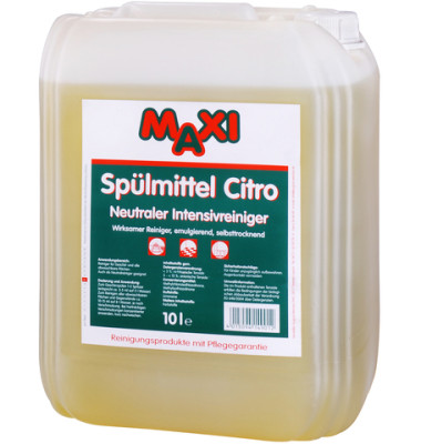 Spülmittel Citro neutraler Intensivreiniger Kanister 10 Liter Spülmittel Citro neutraler Intensivreiniger Kanister 10 Liter