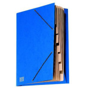 Ordnungsmappe - 4616-4, 9-teilig blanko, blau, Din A4, 9 F&auml;cher