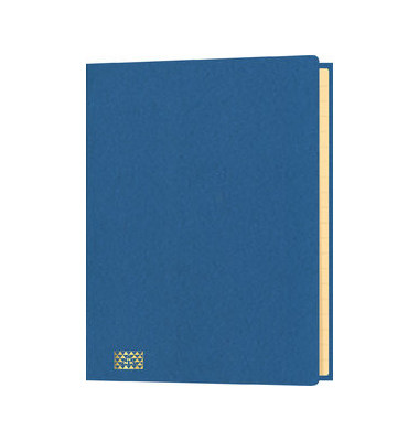 Ordnungsmappe A4 20 Fächer blau
