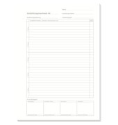 Berichtsblock Ausbildungsnachweis 5086 monatlich A4 24 Blatt