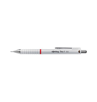 Druckbleistift Tikky ReDesign, 1904698, weiß, 0,5mm, HB