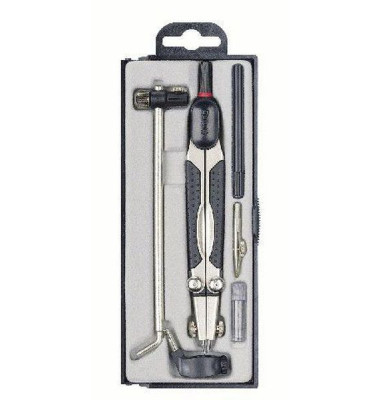 Zirkel-Set 6-teilig Compact Kreise bis D: 520mm Zirkel-Set 6-teilig Compact Kreise bis D: 520mm