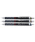 Druckbleistift-Set Tikky, S0801310, 3x schwarz, 0,35mm+0,5mm+0,7mm, HB