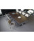 Bodenschutzmatte Rollsafe Serie 13 120 x 300 cm Form O für Teppichböden transparent Makrolon