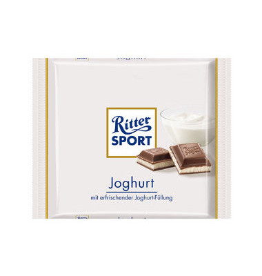 Schokotafel, Joghurt, Folie, 12 x 100 g (1200 g) Schokotafel, Joghurt, Folie, 12 x 100 g (1200 g)