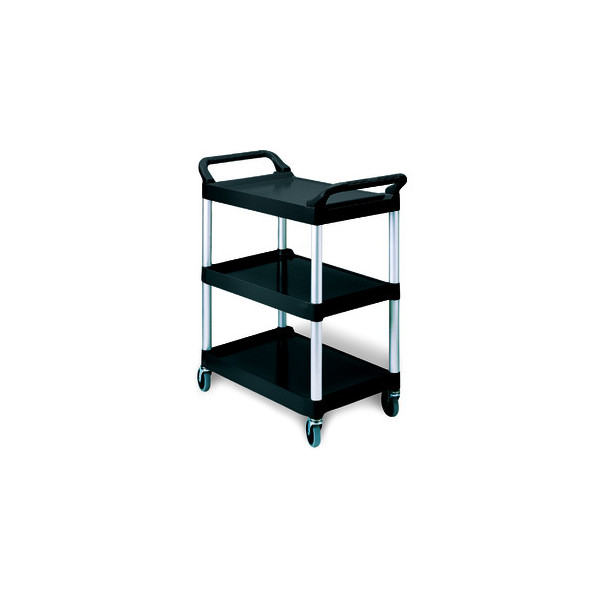 0086876159509 - Allzweck-Servierwagen Tragfähigkeit gesamt 90 kg LxBxH 860 x 470 x 960 mm Farbe Ladefläche schwarz Rubbermaid 0086876159509 - Allzweck-Servierwagen Tragfähigkeit gesamt 90 kg LxBxH 860 x 470 x 960 mm Farbe Ladefläche schwarz Rubbermaid