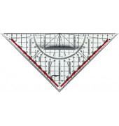 TZ-Dreieck 25cm transparent/rauchgrau
