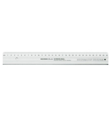 Lineal Alu eloxiert rutschfest 38,5x5mm30cm mm Skala Lineal Alu eloxiert rutschfest 38,5x5mm30cm mm Skala
