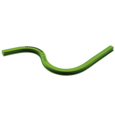 Kurvenlineal mit Tuschekante grün 50cm