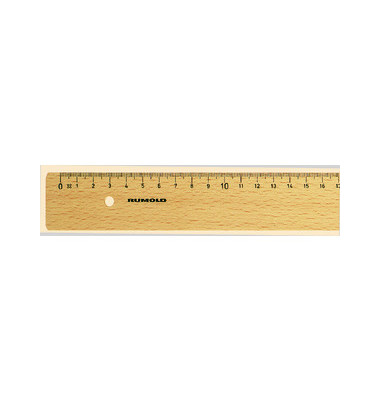 Holz-Lineal FL230/20 braun 20cm mit Tuschekante