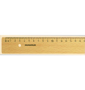 Holz-Lineal FL230/30 braun 30cm mit Tuschekante