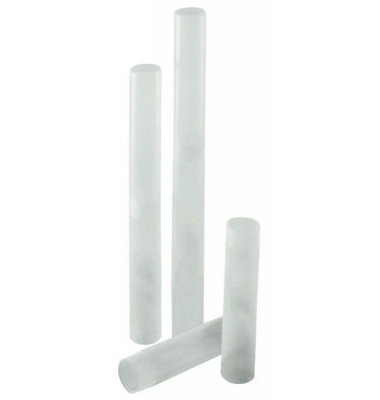 Versandrohr GP65620 transparent, bis DIN Versand, innen 62x&Oslash;6,5cm, rund, Polypropylen (PP)