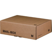 Versandkarton Mail-Box M 00069030 braun, bis DIN A4, innen 331x241x104mm, Karton 1-wellig