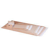 Buchverpackung Universalverpackung 211101525 braun, f&uuml;r A4, innen 300x220x80mm, Pappe 1-wellig