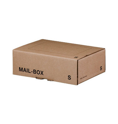 Versandkarton Mail-Box S 212 101 120 braun, bis DIN A5+, innen 249x175x79mm, Karton 1-wellig Versandkarton Mail-Box S 212 101 120 braun, bis DIN A5+, innen 249x175x79mm, Karton 1-wellig
