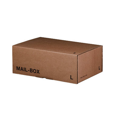 Versandkarton Mail-Box Basic L 396x250x140 mm braun 20 Stück Versandkarton Mail-Box Basic L 396x250x140 mm braun 20 Stück