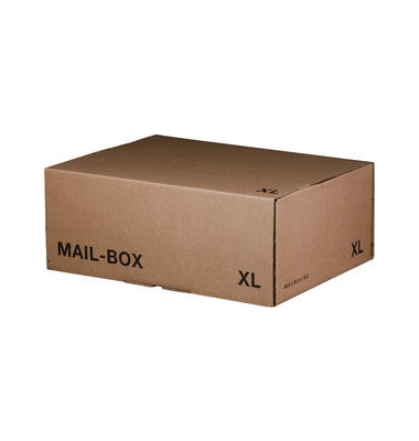 Versandkarton Mail-Box Basic XL 460x335x175 mm braun 20 Stück Versandkarton Mail-Box Basic XL 460x335x175 mm braun 20 Stück