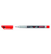 Faserschreiber Write4all grau/rot 0,7mm/F 