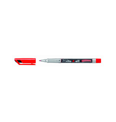 Faserschreiber Write4all grau/rot 0,7mm/F 