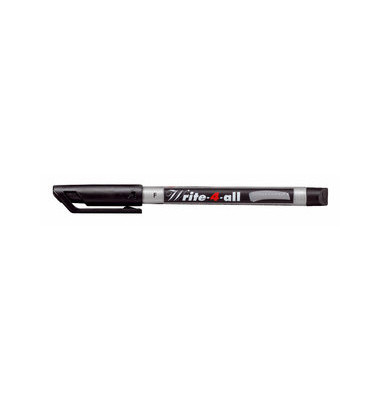 Faserschreiber Write4all grau/schwarz 0,7mm/F 