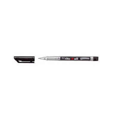 Faserschreiber Write4all grau/schwarz 0,4mm/S 