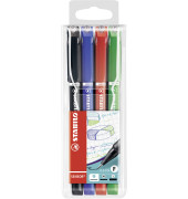 Fineliner-Set sensor 189, 189/4, farbig sortiert (Schreibfarbe: 4-farbig sortiert), 0,3mm