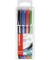 Fineliner-Set sensor 189, 189/4, farbig sortiert (Schreibfarbe: 4-farbig sortiert), 0,3mm