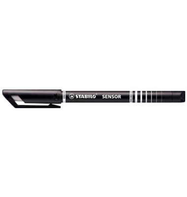 Fineliner Sensor schwarz F 0,3 mm 