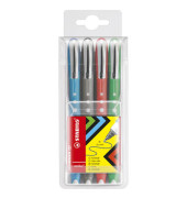 Rollerball Worker colorful sortiert 0,5mm 4er Etui