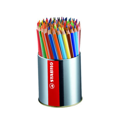 Buntstifte STABILO Trio dick, 203/310, rot, dreikant, ergonomisch