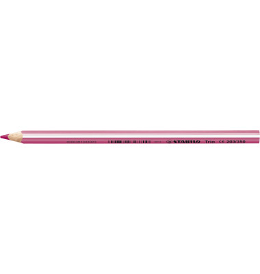 Buntstifte STABILO Trio dick, 203/350, rosa, dreikant, ergonomisch