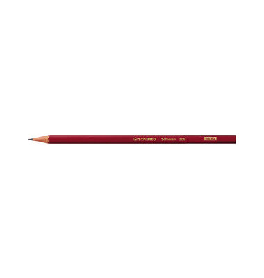 Bleistift Schwan 306/2H rot 2H