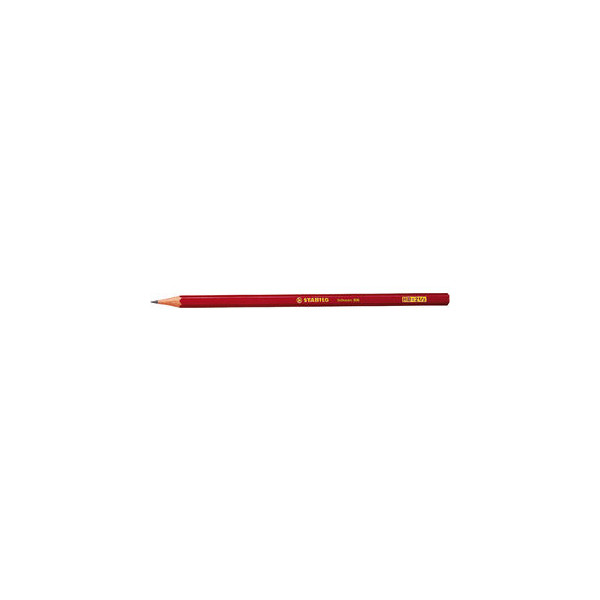 4006381124454 - Bleistift-Set Schwan 306 HB 12x rot 22mm HB 4006381124454 Stabilo