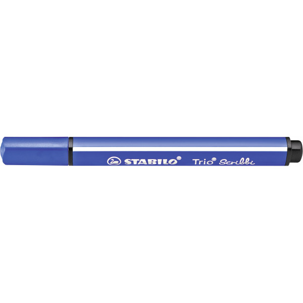 5 Stück Stabilo Faserschreiber Trio Scribbi blau 1,5-2mm 4006381341899 Stabilo